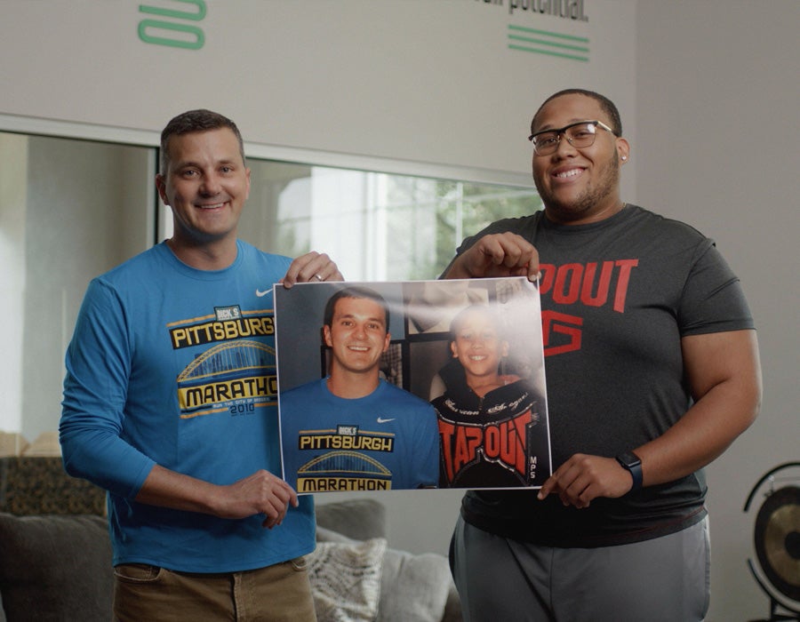 Big Brother Mark and Little Brother Eric