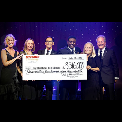 The 2021 Federated Challenge raises a record-breaking $3.3 million for Big Brothers Big Sisters The 2021 Federated Challenge raises a record-breaking $3.3 million for Big Brothers Big Sisters